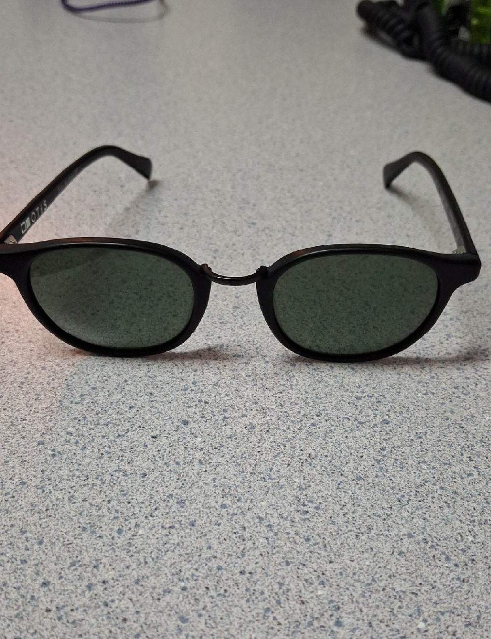 OTIS sunglasses A Day Late Matte Black Polarized Sunglasses